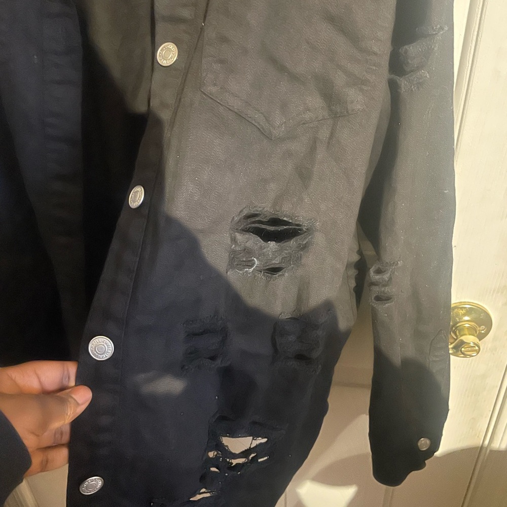 Grunge ripped coat - Picture 2 of 2